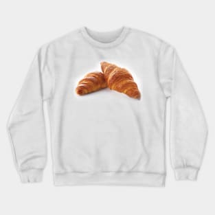 food croissant french Crewneck Sweatshirt